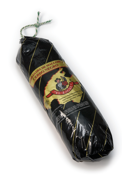 Sobrasada de cerdo negro mallorquín curada